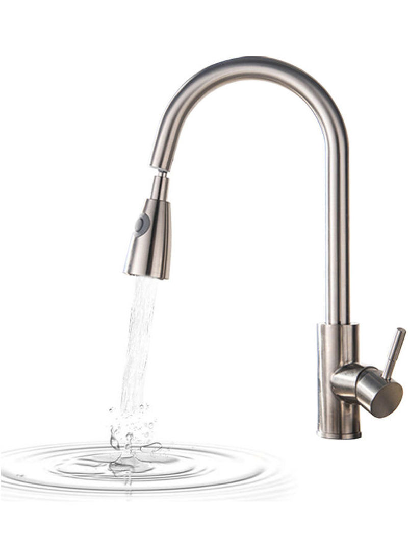 Pull Out Kitchen Faucet Silver