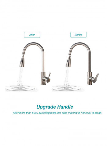 Pull Out Kitchen Faucet Silver