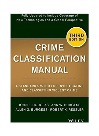 Crime Classification Manual Paperback English by John E. Douglas