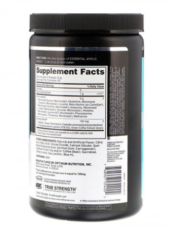 Essential Amin.O. Energy - Blueberry Mojito - 30 Servings