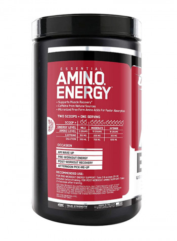 Essential Amin.O. Energy - Fruit Fusion - 30 Servings