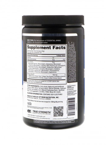 Essential Amino Energy Dietary Supplement - Blue Raspberry