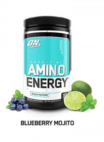 Essential Amino Energy Pre-Workout - Blueberry Mojito - 30 Servings