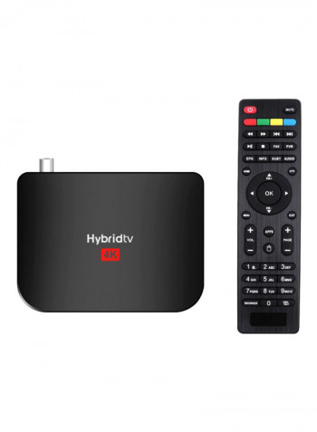 M8S Plus Android Smart TV Set-Top Box - EU Plug V7620EU Black