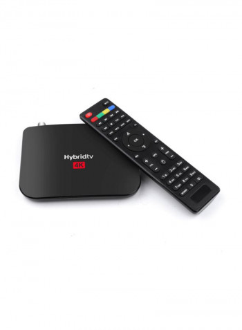 M8S Plus Android Smart TV Set-Top Box - UK Plug V7620UK Black
