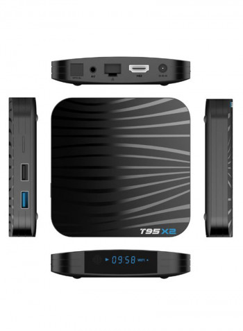 HD 4K Media Player Smart TV Set Top Box T95X2 WT2127 Black/Blue