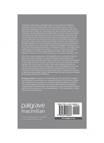Organs For Sale : An Ethnographic Examination Of The International Organ Trade Hardcover