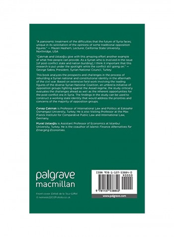 Post-Conflict Syrian State And Nation Building: Economic And Political Development Hardcover