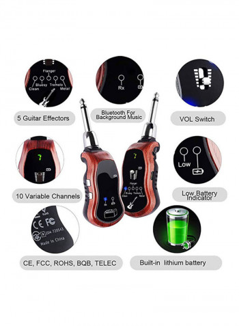 5 Effects Wireless Electric Guitar Transmitter