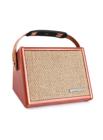 Portable Electric Guitar Amplifier Bluetooth Speaker AC-15 Brown
