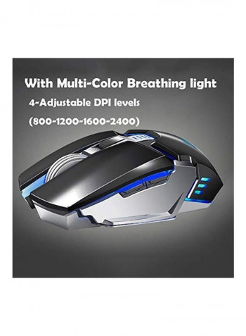 Wireless Rechargeable Backlit Keyboard And Mouse With Receiver