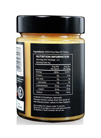 Raw Manuka Honey UMF 15+ MGO 550+ Classic 450g