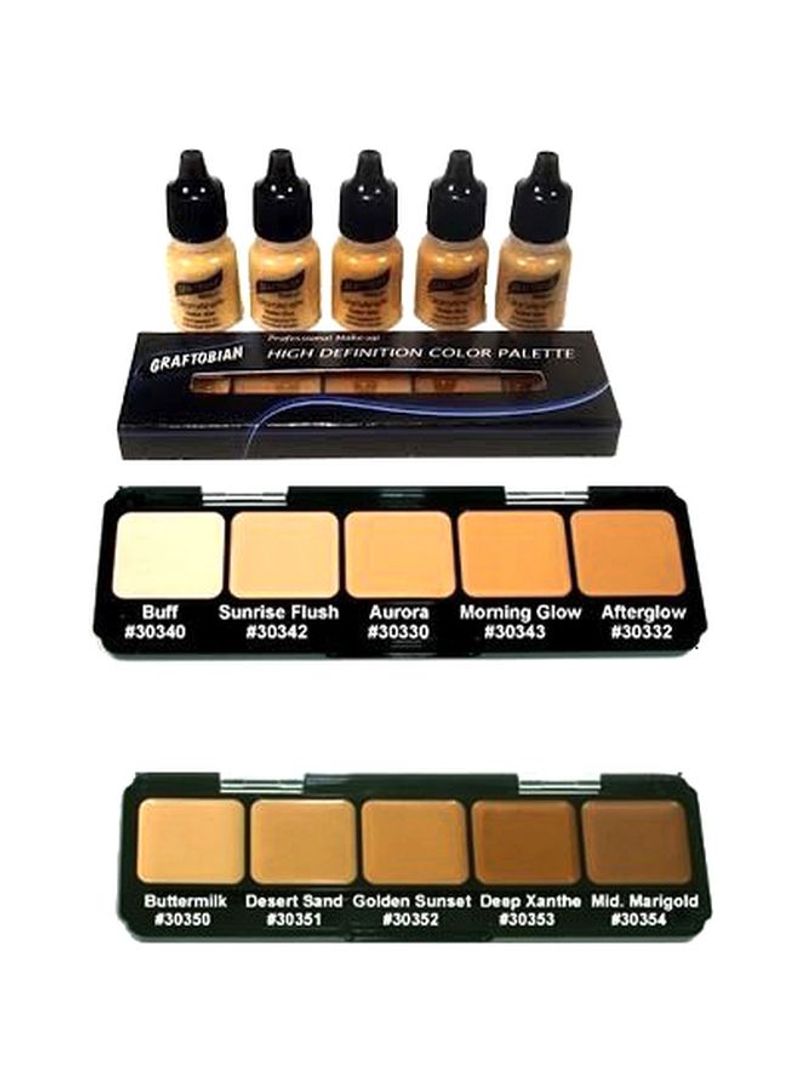 Creme And Airbrush Foundation Makeup Kit Nude