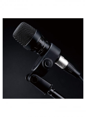 Tailored Response Dynamic Performance Microphone for Toms and Snare Drums Black
