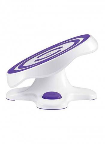 Tilt-N-Turn Ultra Cake Stand White/Purple 30.4x17.8cm