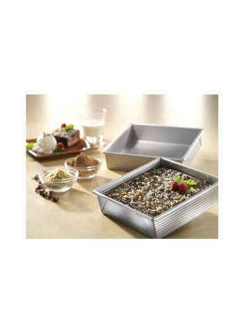 6-Piece Aluminium Bakeware Set Silver