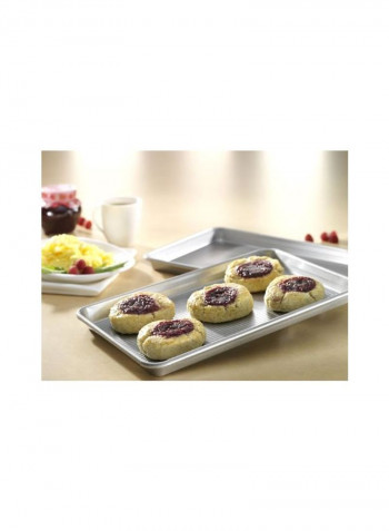 6-Piece Aluminium Bakeware Set Silver