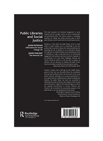 Public Libraries And Social Justice Paperback