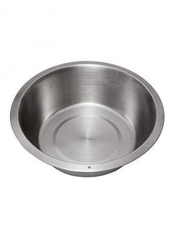 Stainless Steel Flat Bottom Dish Pan Silver 17x17x5inch