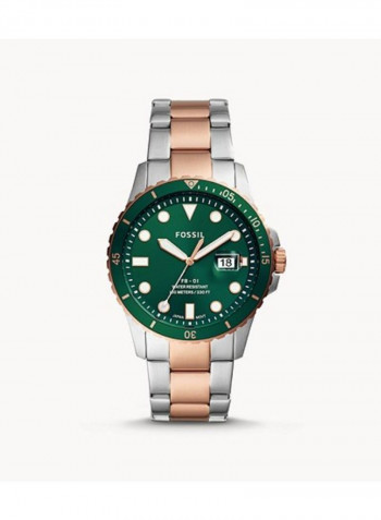 Men's FB-01 Three-Hand Date Two-Tone Stainless Steel Strap Wrist Watch FS5743