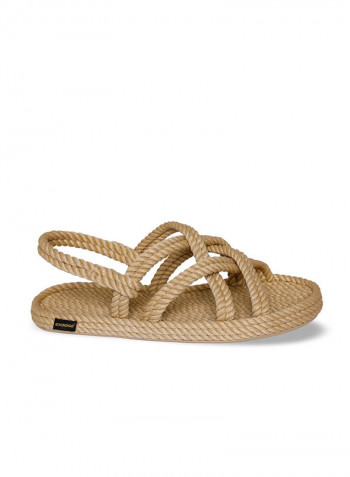 Casual Rope Sandals Beige