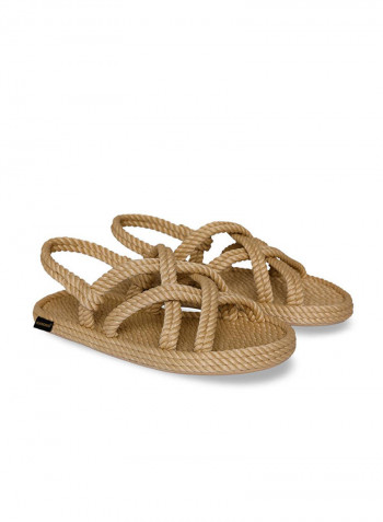 Casual Rope Sandals Beige