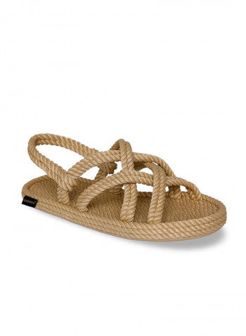 Casual Rope Sandals Beige