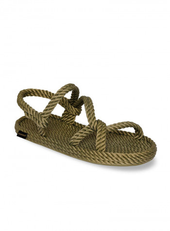 Casual Rope Sandals Khaki
