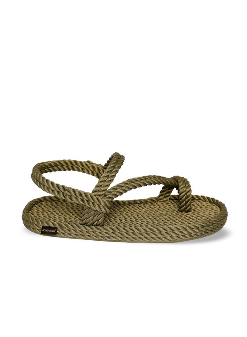Casual Rope Sandals Khaki