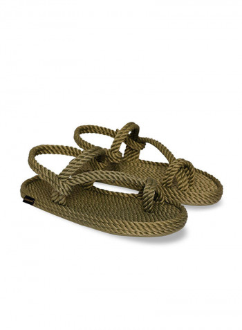 Casual Rope Sandals Khaki