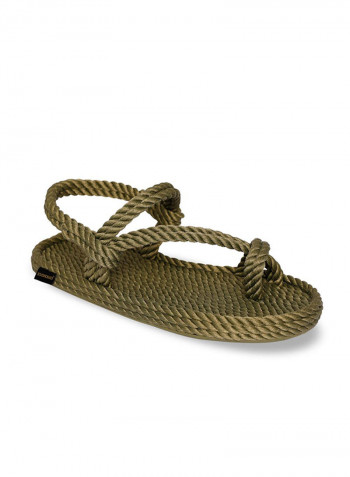 Casual Rope Sandals Khaki