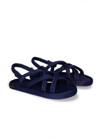Casual Rope Sandals Navy