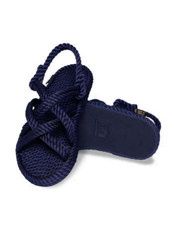 Casual Rope Sandals Navy