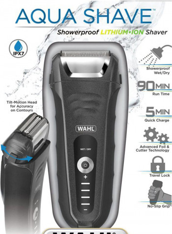 Rechargeable Aqua Shaver Black/Grey
