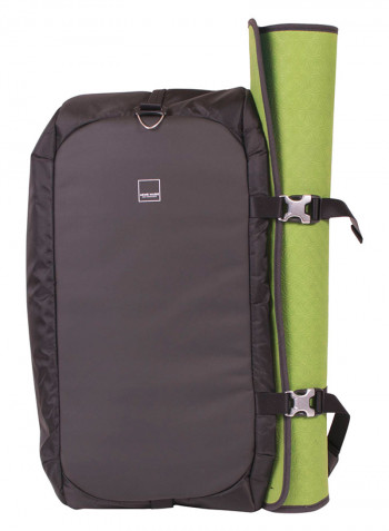 Union Street Luggage Tube Hiking Backpack أسود