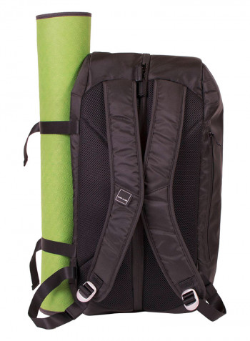 Union Street Luggage Tube Hiking Backpack أسود
