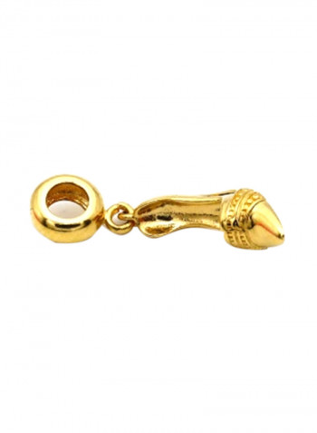 18 Karat Gold Heel Pendant