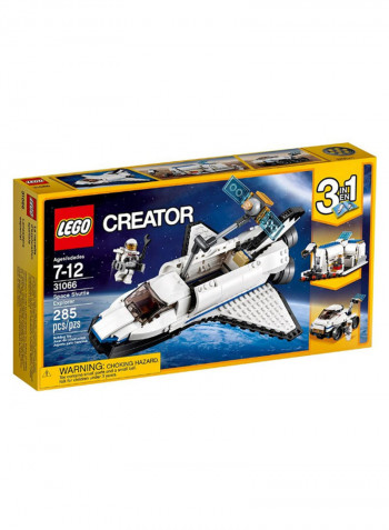 285-Piece Creator Space Shuttle Explorer Toy Set