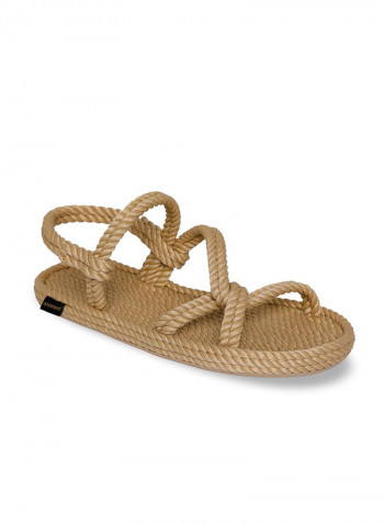 Casual Rope Sandals Beige