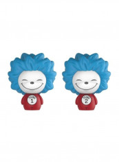 Pack Of 2 Dorbz Dr. Seuss Thing 1 And Thing 2 Bobblehead 13023 3inch
