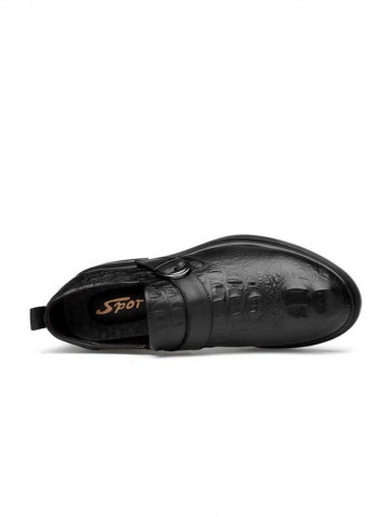Slip-on Leather Formal Shoes Black