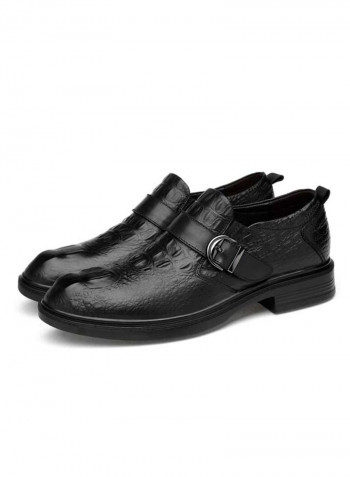 Slip-on Leather Formal Shoes Black