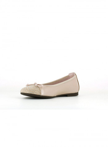 Hayleig Textured Ballerina Gold