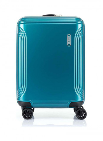 Hypebeast Spinner Luggage Trolley Teal Blue