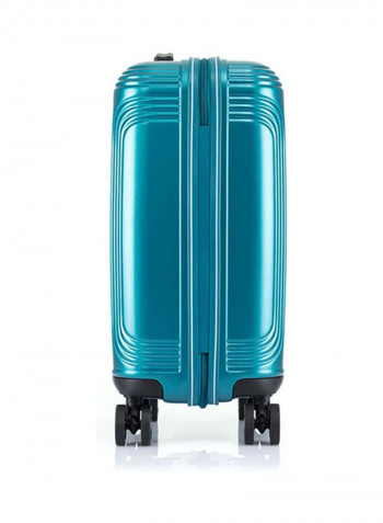 Hypebeast Spinner Luggage Trolley Teal Blue