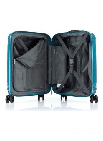 Hypebeast Spinner Luggage Trolley Teal Blue