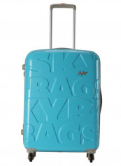 Oscar Hardside Large Check in Luggage Trolley Mash Up