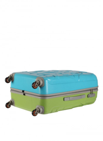 Oscar Hardside Large Check in Luggage Trolley Mash Up