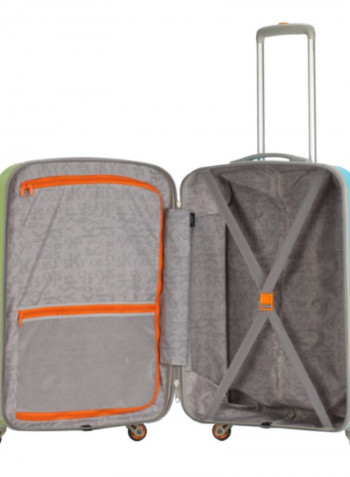 Oscar Hardside Large Check in Luggage Trolley Mash Up
