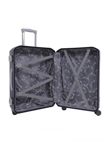 3-Piece Campio Hardside Luggage Trolley Set Blue
